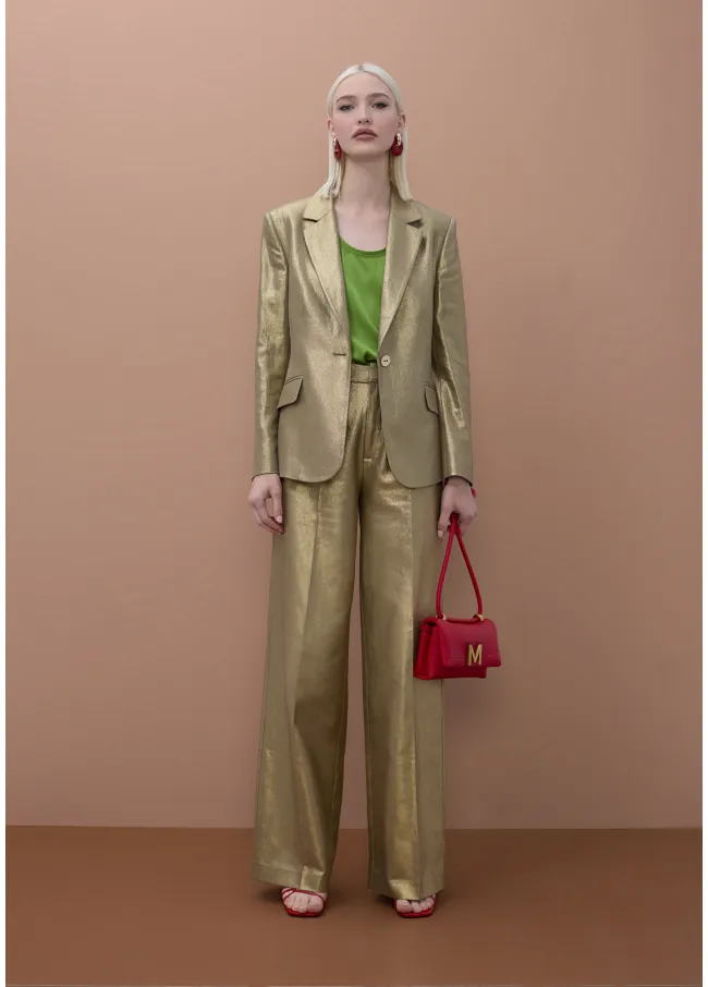 Metallic culottes