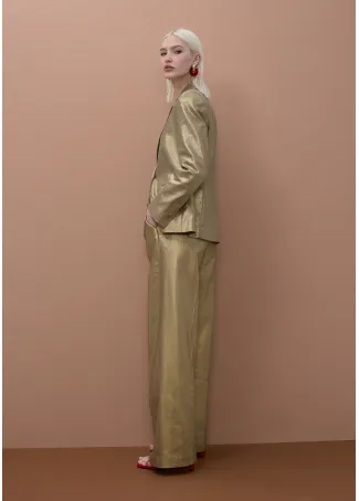 Metallic culottes