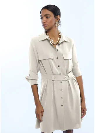 Vestido camisero botones