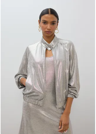 Laminated sweatshirt