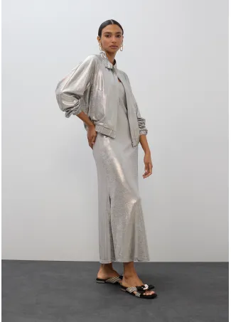 Laminated sweatshirt