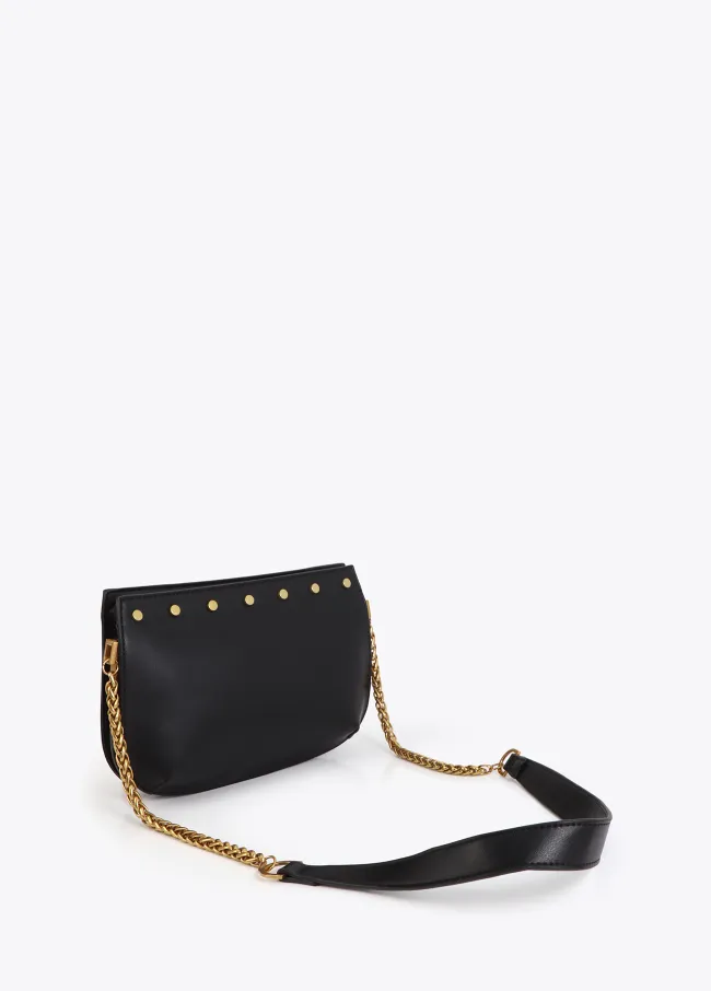 LC animal crossbody bag with studs