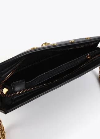 LC animal crossbody bag with studs