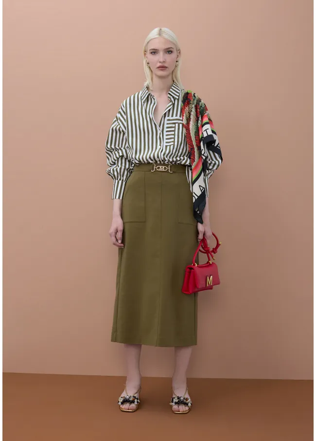 Camisa de rayas con bolsillo