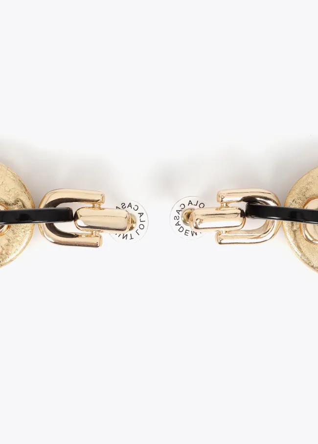 Chain link earrings