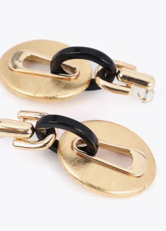 Chain link earrings
