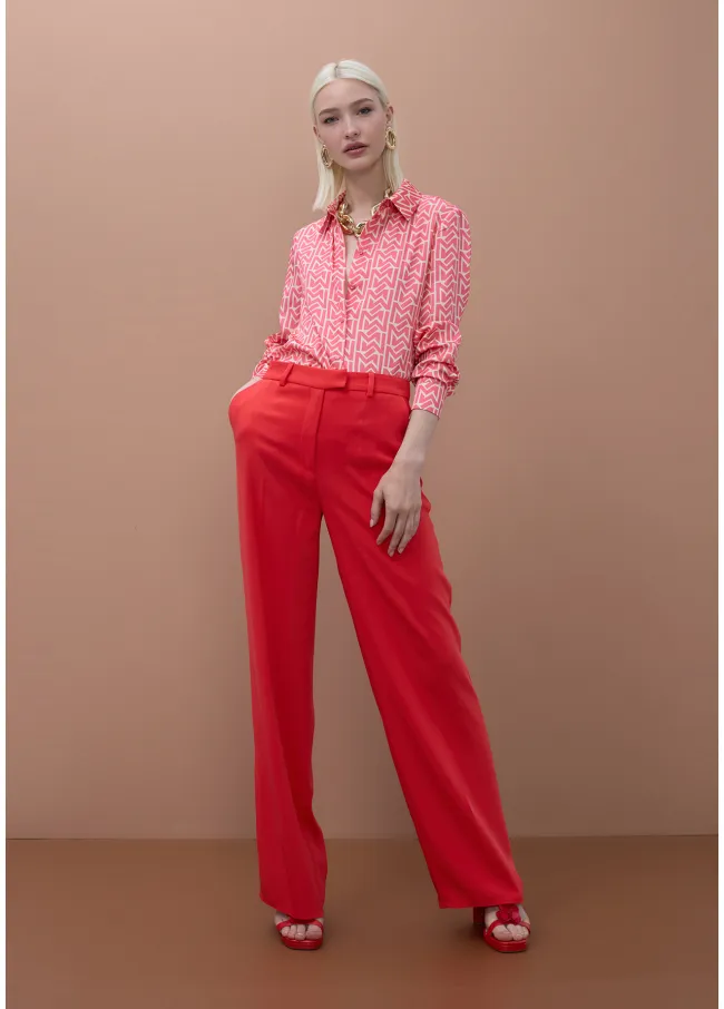 Straight-leg trousers