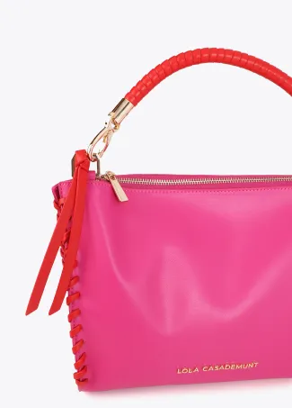 Bag with contrast braided detail