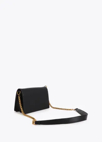 Studded LC animal crossbody bag with flap