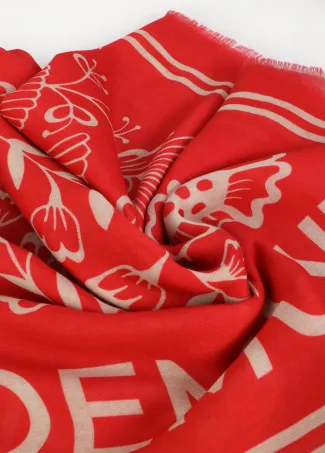 Fular estampado floral