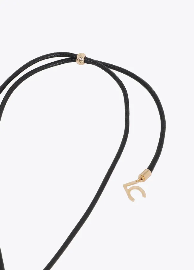 Collar largo pendant acrílicos