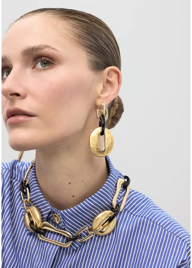 Chain link earrings