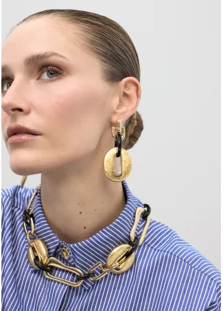 Chain link earrings
