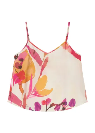 Floral print camisole top