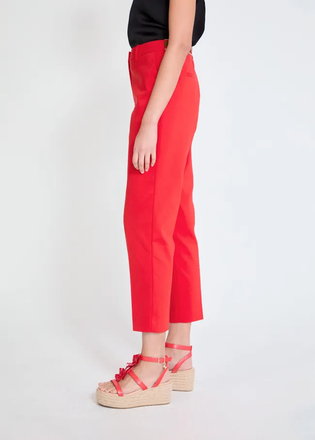 Trousers with M logo band