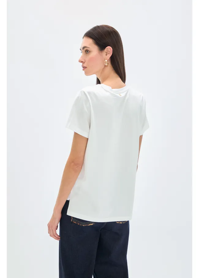 LC T-shirt with sequins