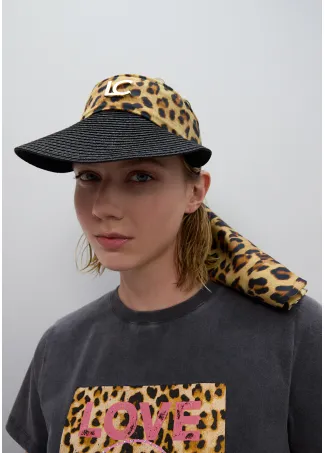 Visera tejido a rayas