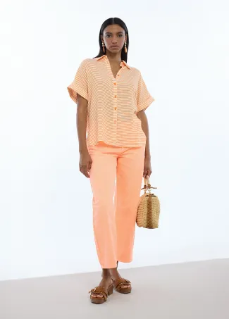 Pantalón carrot fluor