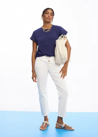 Pantalón campanita botones