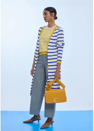 Crossbody bag with knotted strap