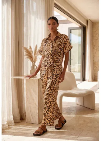 Pantalón estampado animal