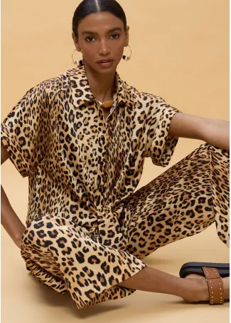 Pantalón estampado animal