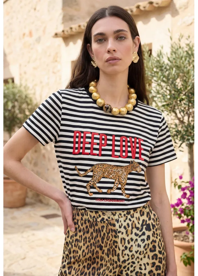 Camiseta rayas Deep Love