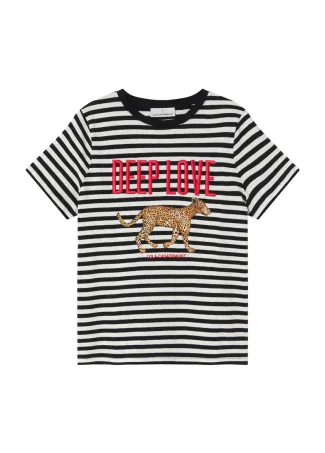 Striped Deep Love T-shirt