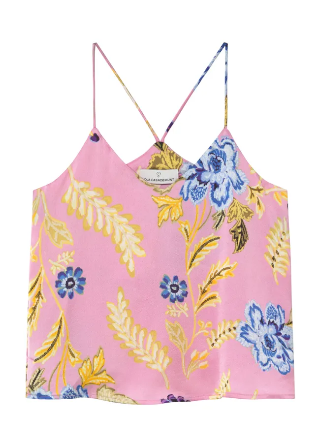 Top lencero con estampado floral