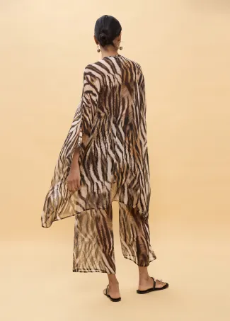 Pantalón estampado zebra