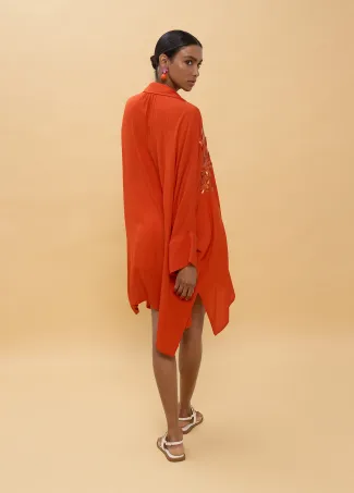Camisa oversize con lentejuelas