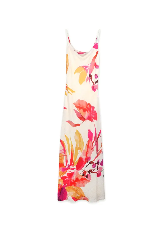 FLORAL PRINT STRAPPY DRESS
