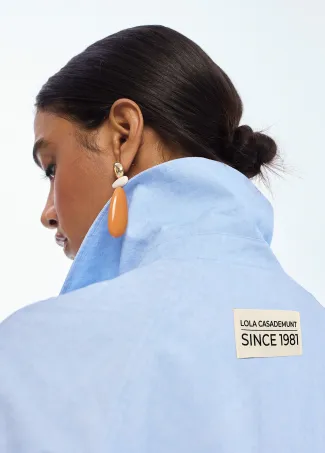 Washed fabric jacket