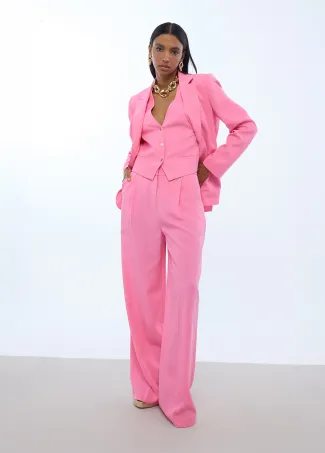 Pleated Palazzo Pants
