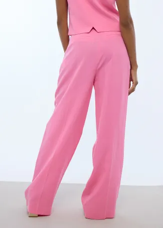 Pleated Palazzo Pants
