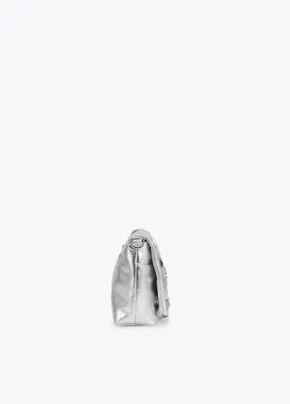 Metallic Crossbody with Rectangular Studs