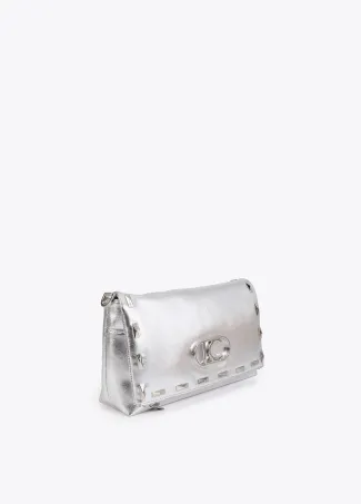 Metallic Crossbody with Rectangular Studs