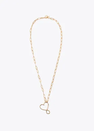 Collar multiposición corazón infinito