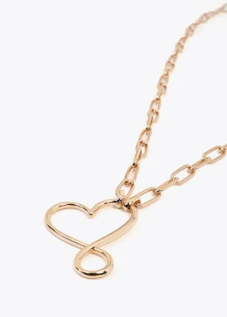 Collar multiposición corazón infinito