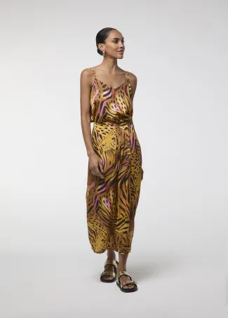 Falda pareo print tigre