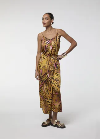 Falda pareo print tigre