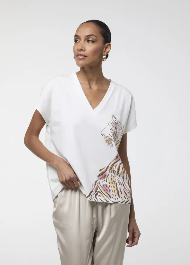 Camiseta cara tigre