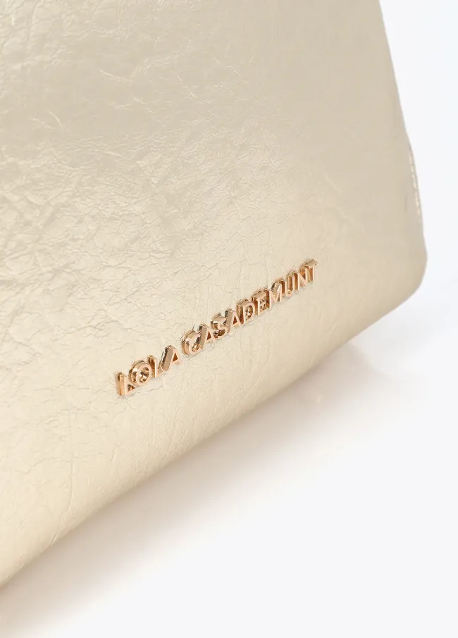 1981 medium leather effect shoulder bag