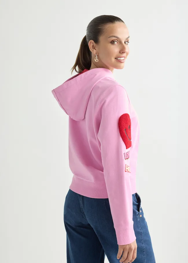 Sudadera solidaria con capucha